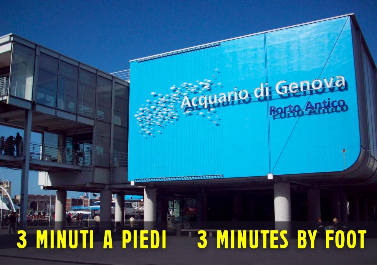 דירות ג'נובה Elegante Loft In Centro Storico Acquario מראה חיצוני תמונה
